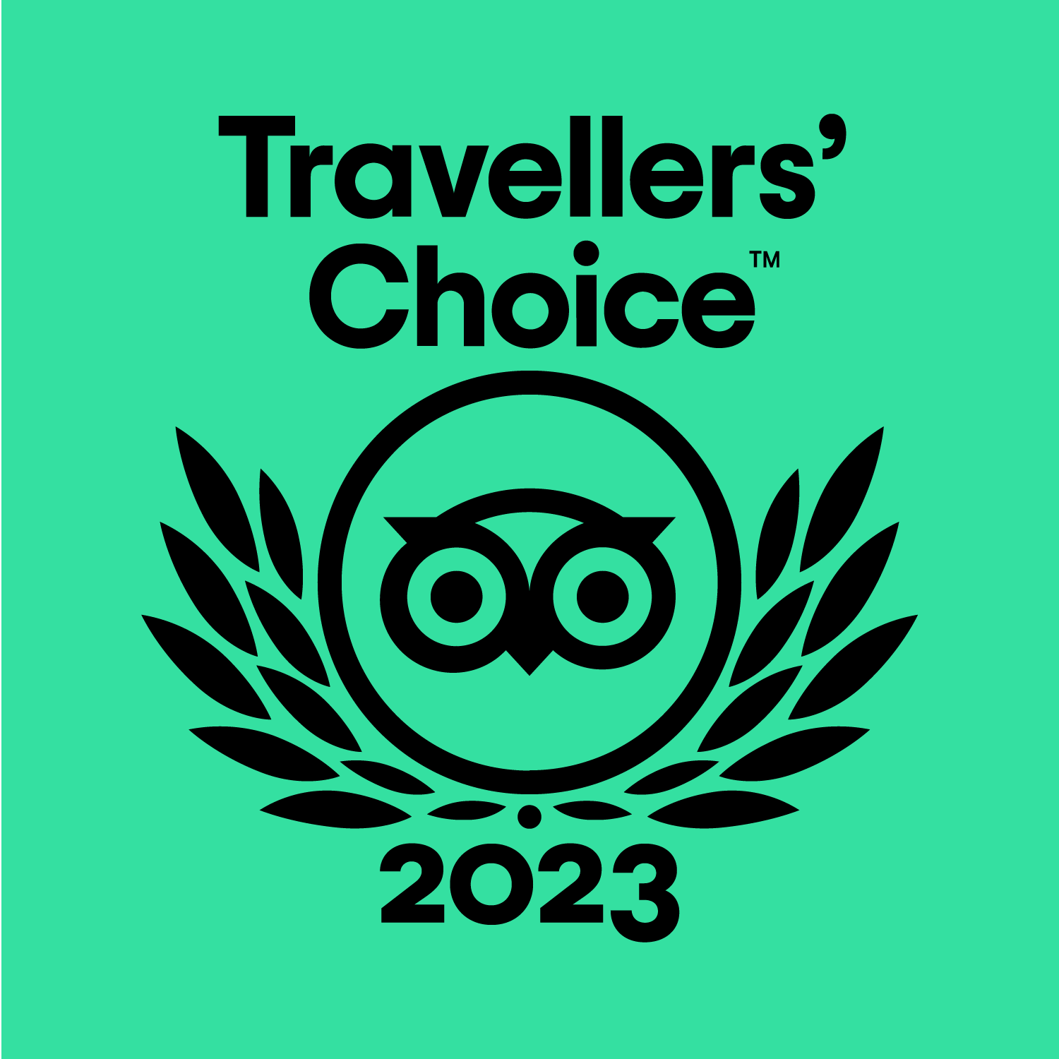 Trip Advisor Travellers Choice 2023